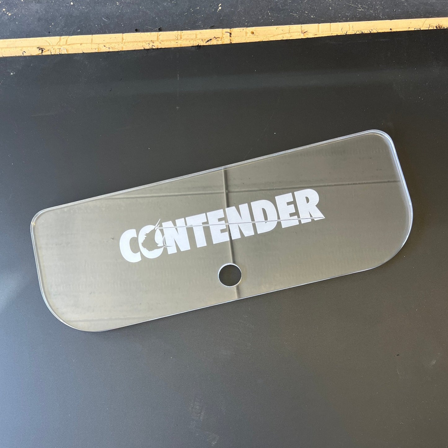contender fishing boat clear acrylic live well lid replacement