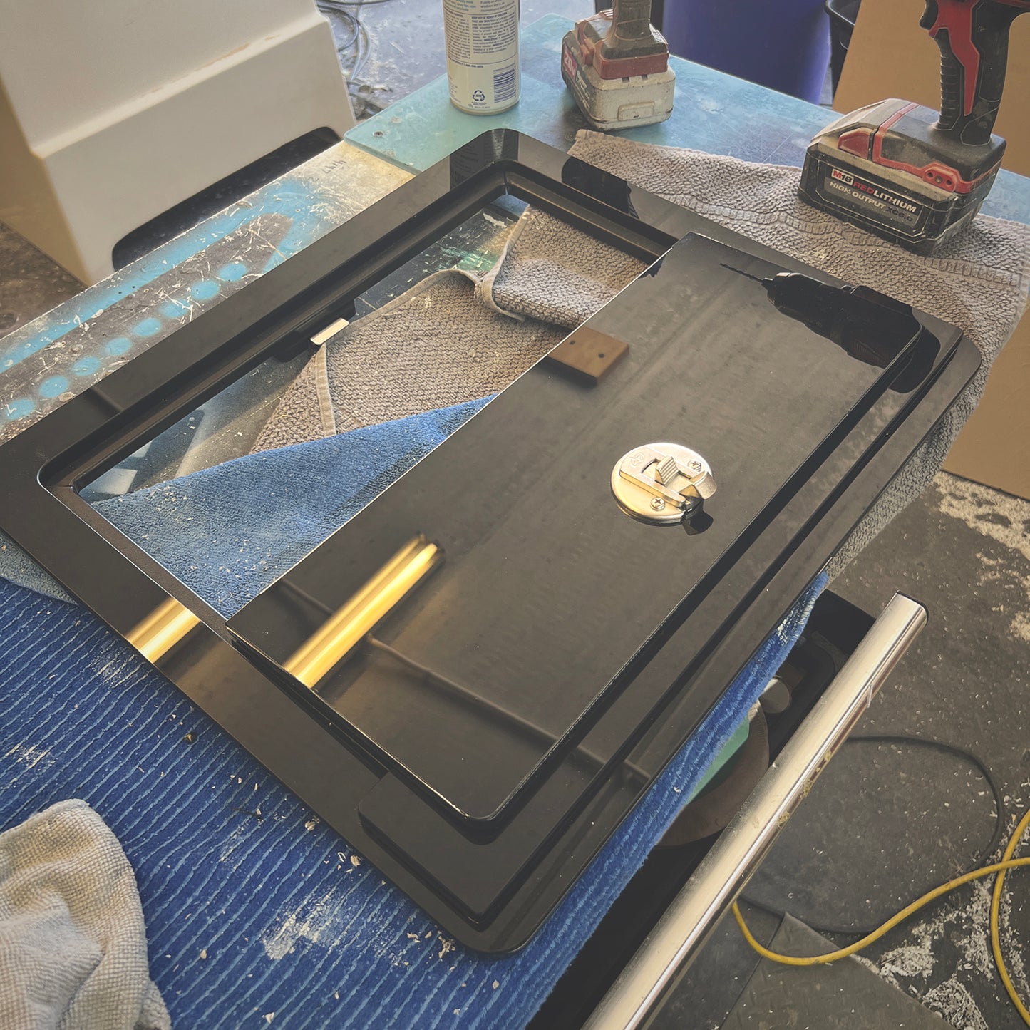marine acrylic console hatch