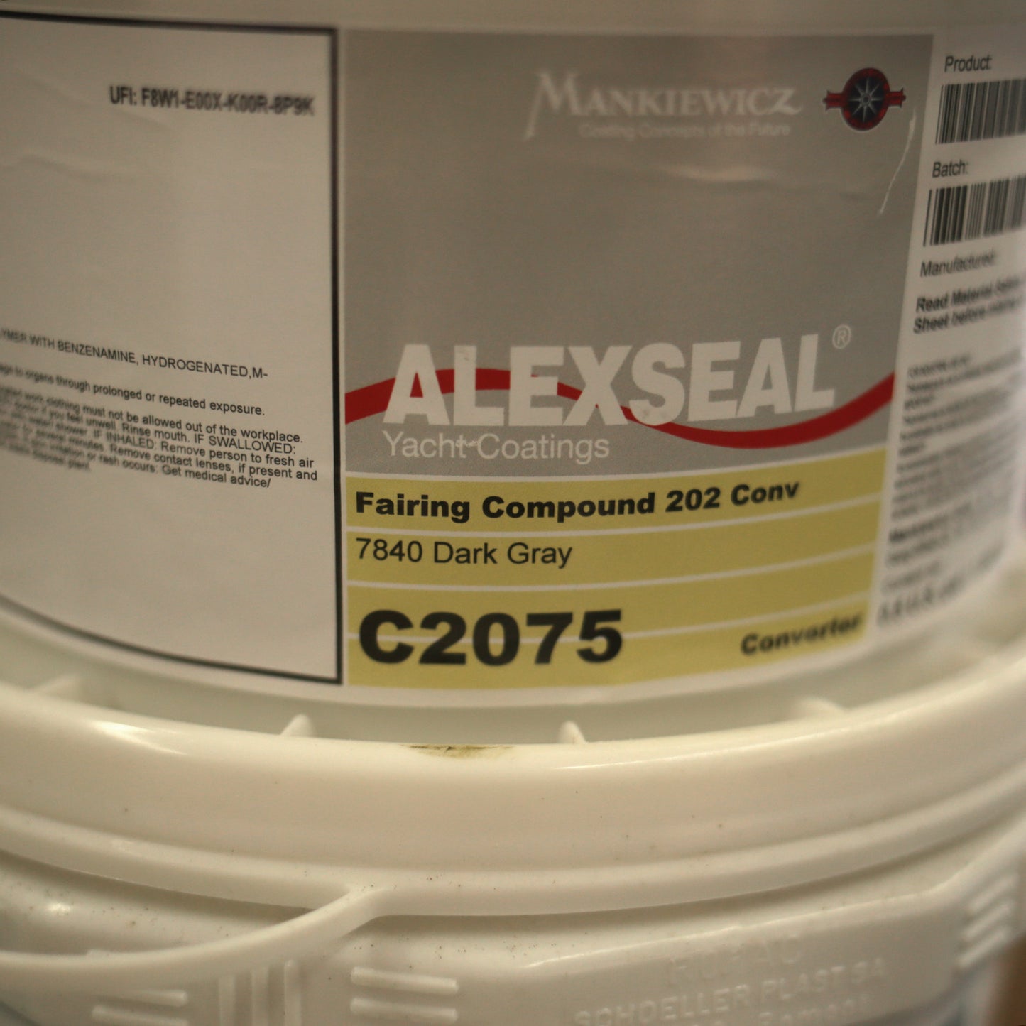 alexseal 202 fairing compound gray converter