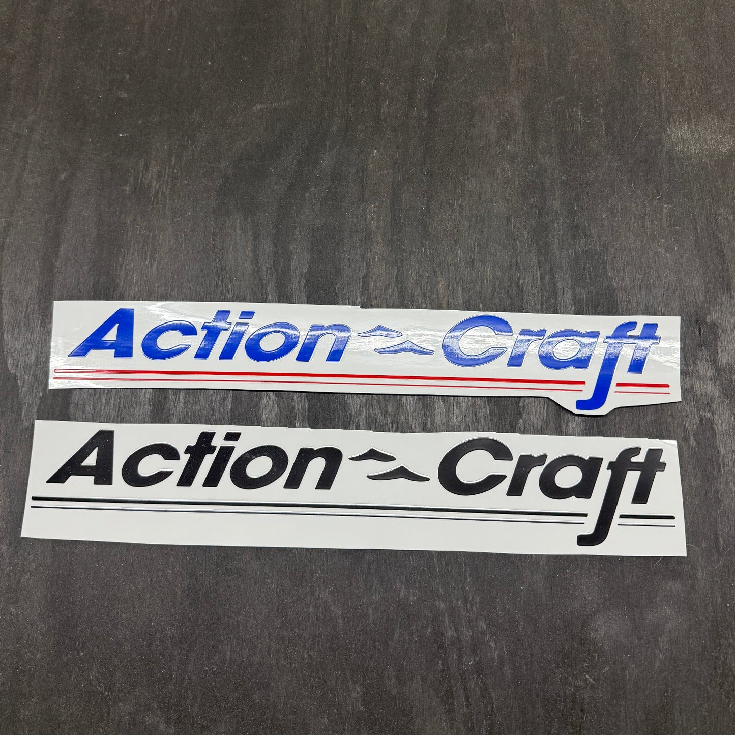 action craft marine logo stickers