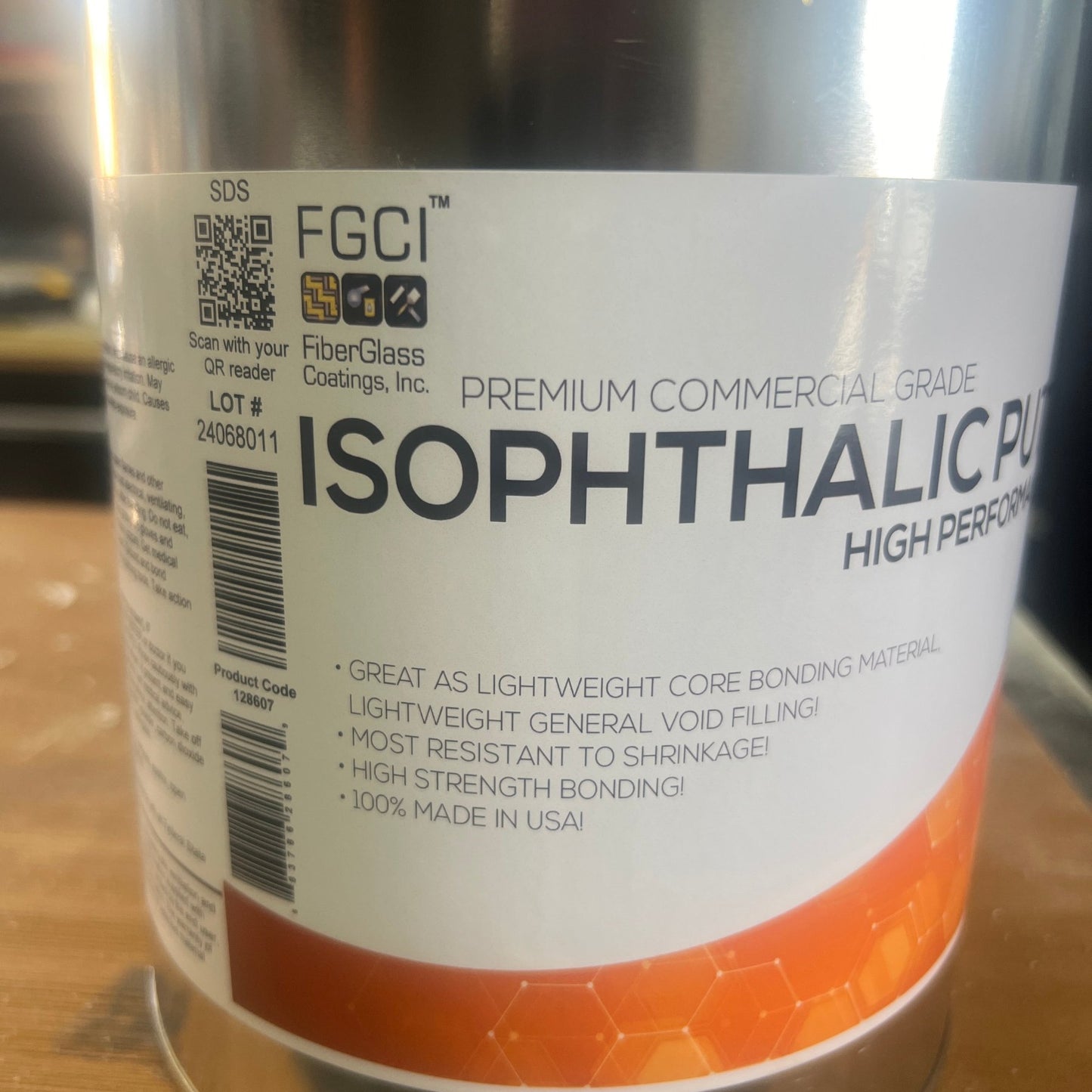 ISO poly compound boat repair putty
