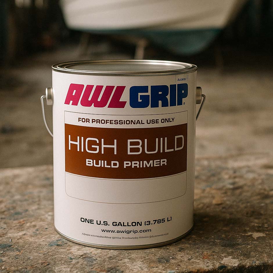 Awlgrip High Build Epoxy Primer can – marine-grade surfacing primer​