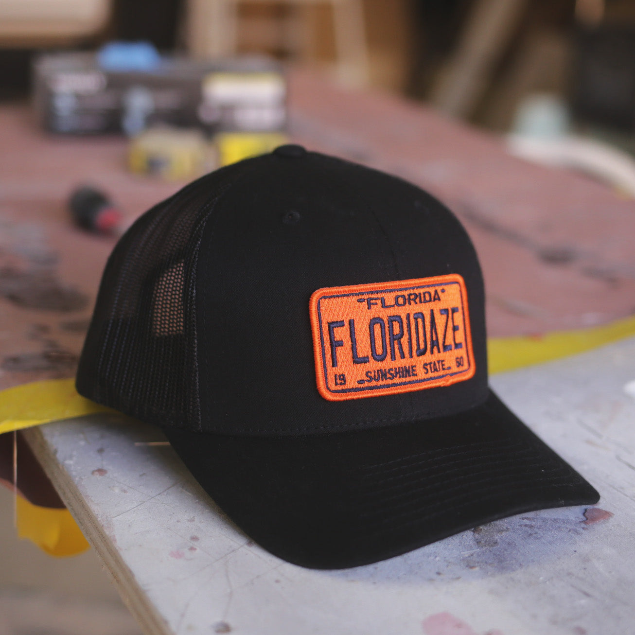 florida licence plate boating lifesatyle hat
