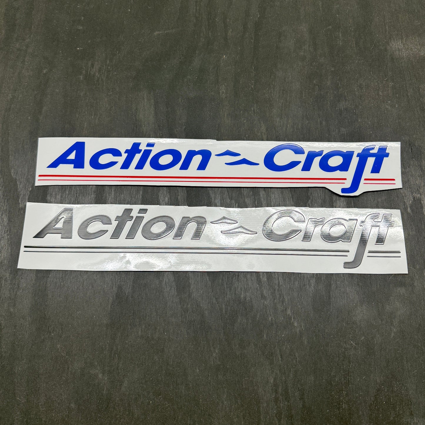 action craft boat logo decals