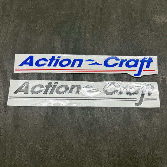 action craft boat logo decals