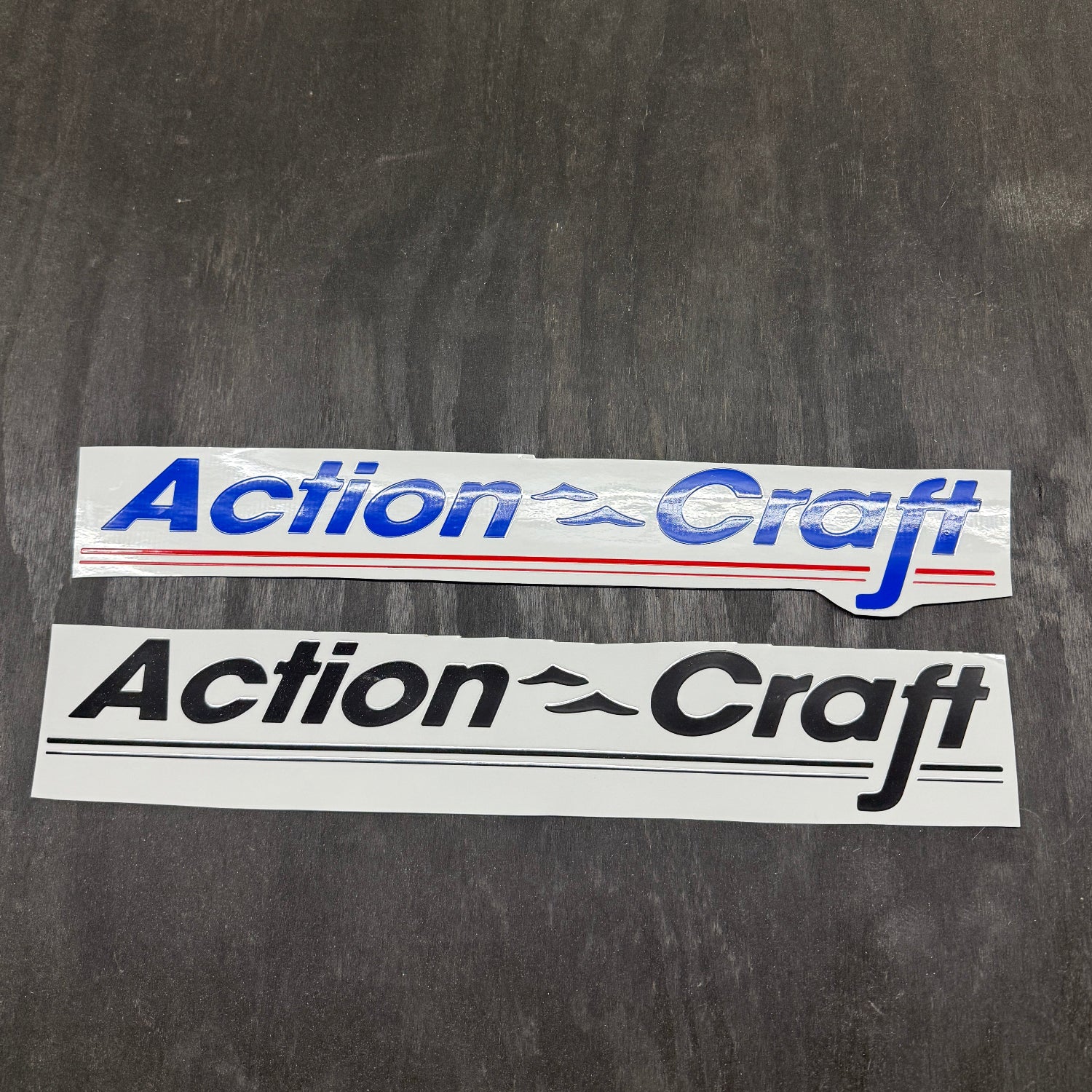 action craft marine logo stickers