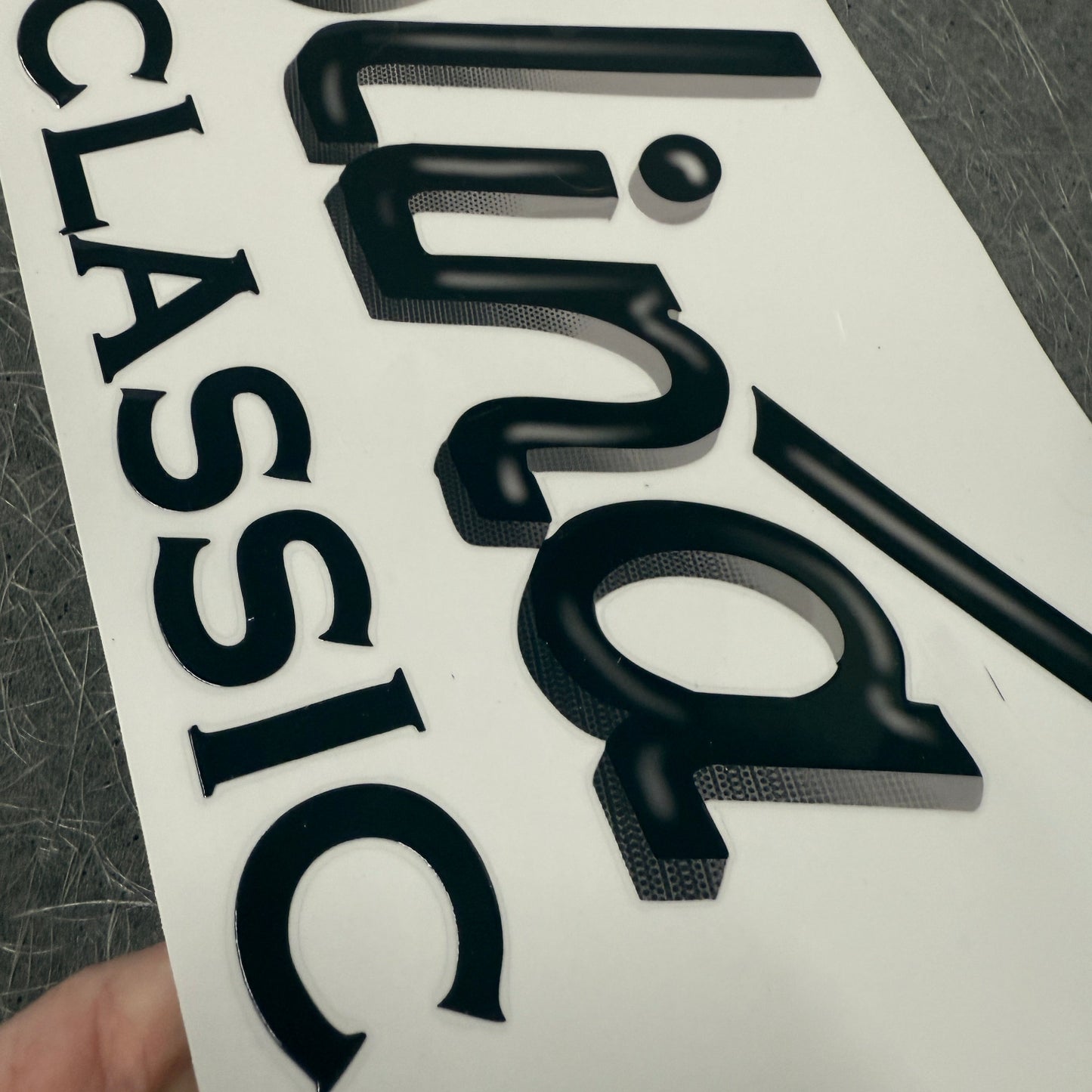 carolina classic boat logo decal for hull side