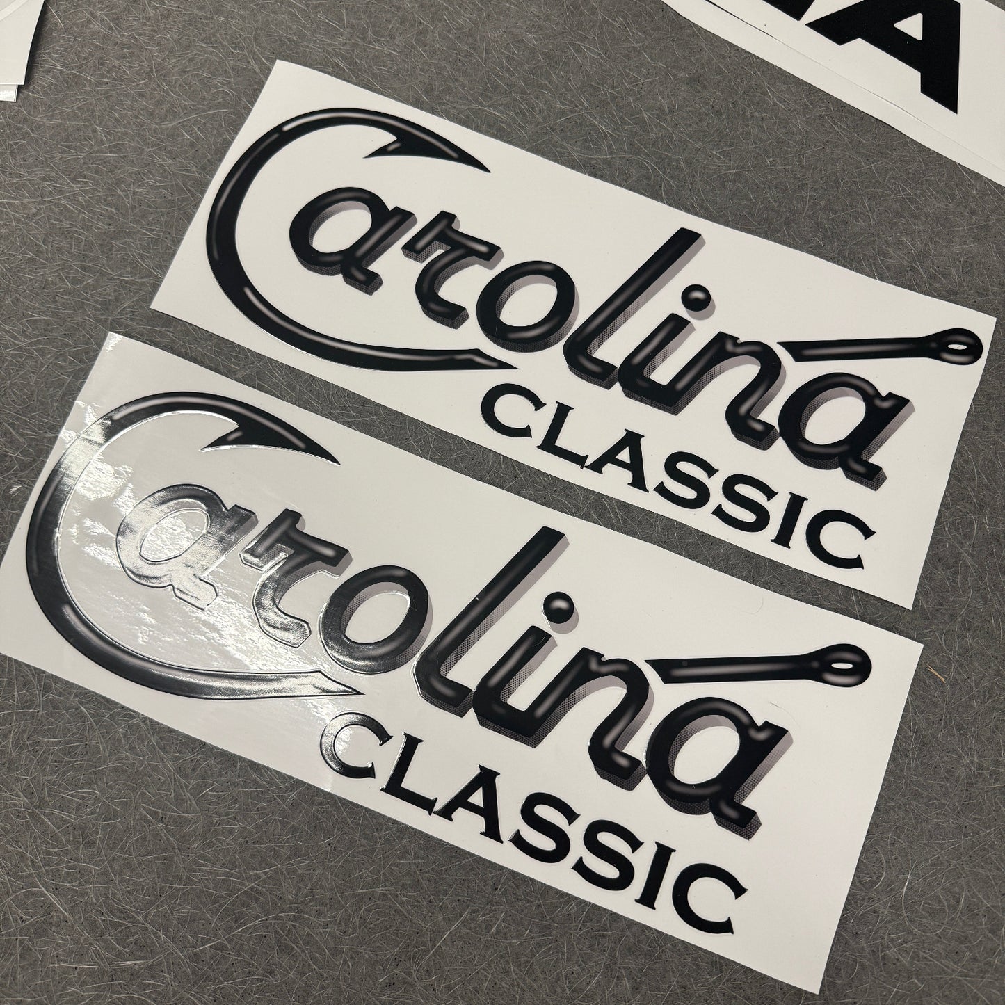 carolina classic custom boat decal