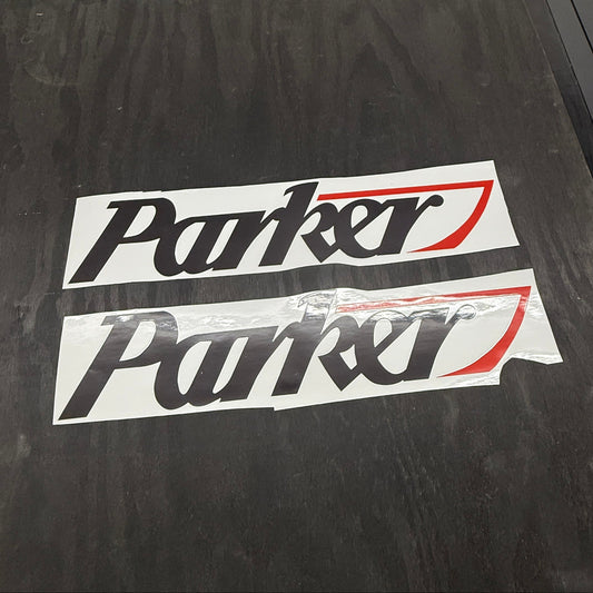 parker boats reproduction marine decals