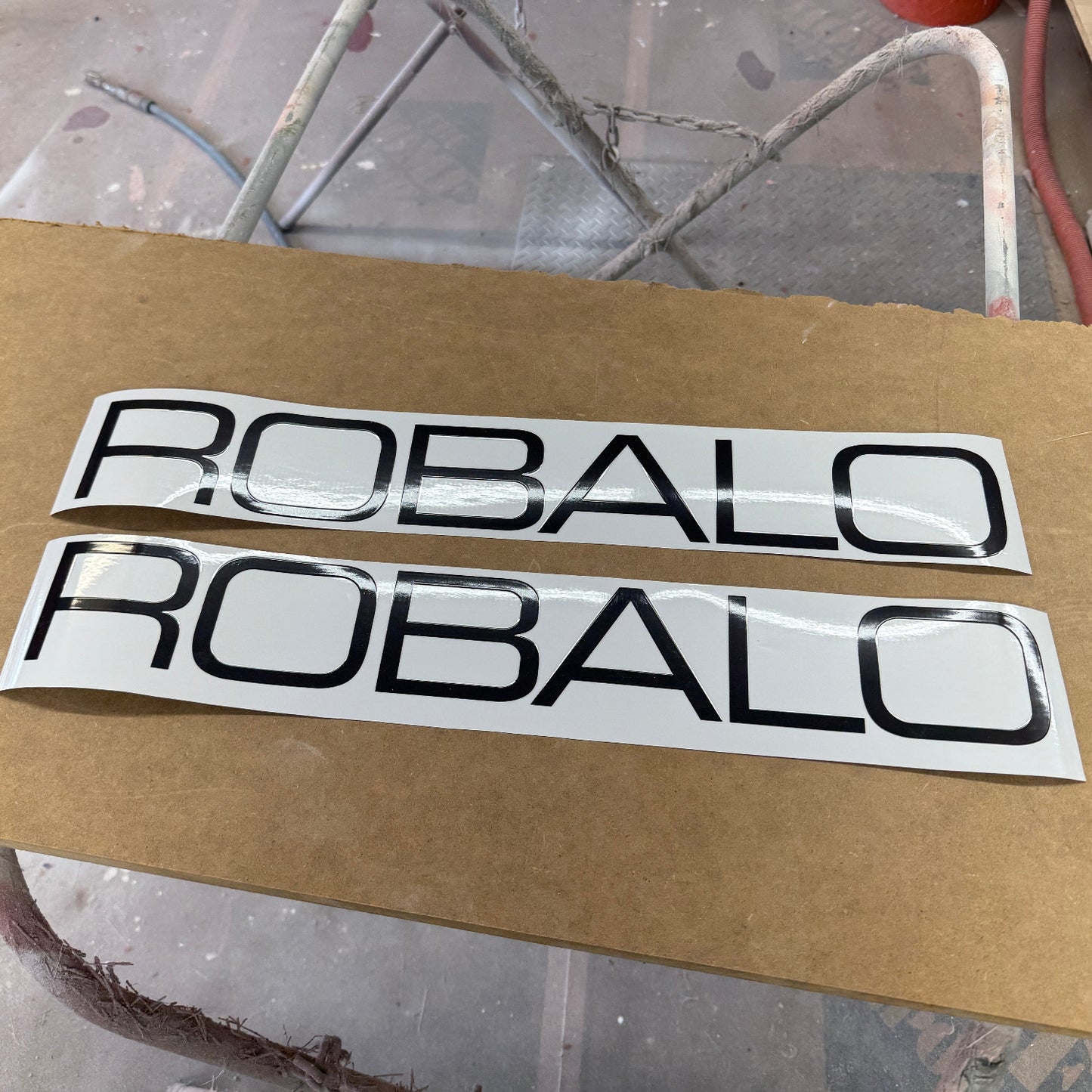robalo marine boat decals black