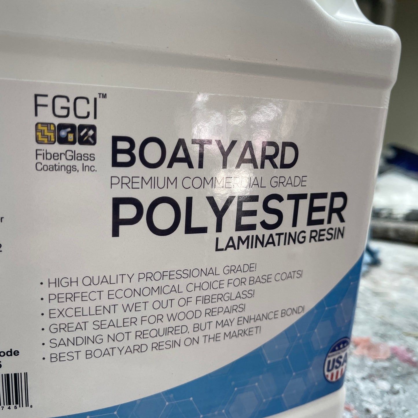 FGCI polyester boatyard resin