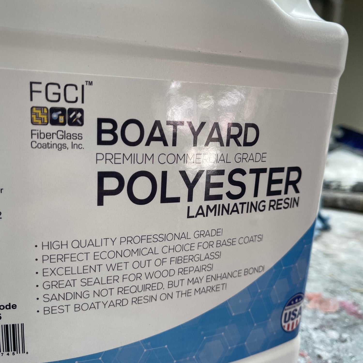 FGCI polyester boatyard resin